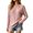 Pink, variant on Womens Cold Shoulder Sweaters Crew Neck Cable Knit Long Sleeve Loose Oversized Casual Fall Winter Pullover Tops, Gray 3XL