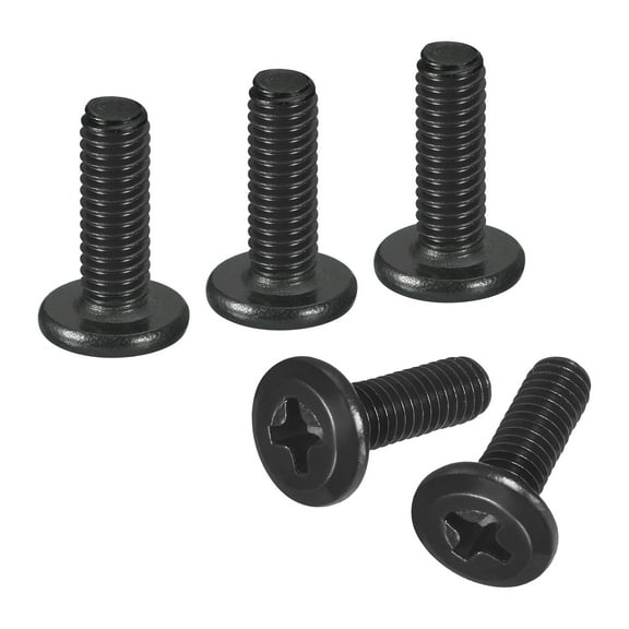 20Pack M4-0.7 x 12mm Flat Round Head Machine Screws, Phillips Drive Fastener