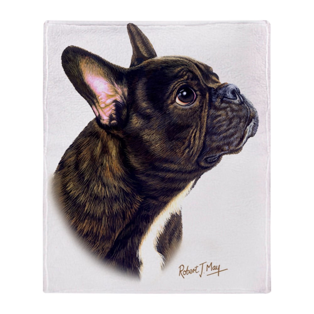 CafePress - French Bulldog Throw Blanket - Soft Fleece Throw Blanket, 50&quot;x60&quot; Stadium Blanket