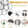 thumbnail image 3 of Shower Curtain Hooks Rings,24 Pcs Rustproof Metal Shower Hooks for Shower Curtain,Glide Smoothly Round Shower Rings for Curtain,Shower Curtain Rings for Bathroom Shower Rod,Snap Joint Design (Silver), 3 of 3