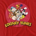 thumbnail image 2 of Looney Tunes Group Women's T Shirt, Red, X-Large, 2 of 6