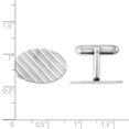 thumbnail image 5 of 925 Sterling Silver Rhodium-plated Cuff Links, 5 of 5