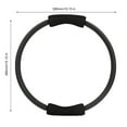thumbnail image 7 of Walbest Pilates Yoga Ring, Magic Exercise Fitness Circle for Toning Inner & Outer Thighs, Black, Diameter: 15.16", 7 of 7