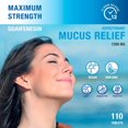 thumbnail image 4 of Puregen Labs Guaifenesin 1200 mg - Maximum Strength Extended Release - Mucus Relief Cough Expectorant - 110 Tablets (1PK), 4 of 5