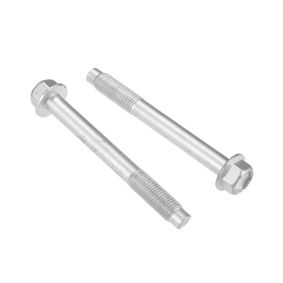 2pcs M12x1.5mm Auto Pulley Tensioner Bolts for Toyota Corolla 1998-2008 Silver Tone