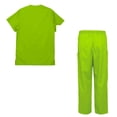 thumbnail image 2 of Men's Scrubs Set V-Neck Top and Cargo Pants, 2 of 3