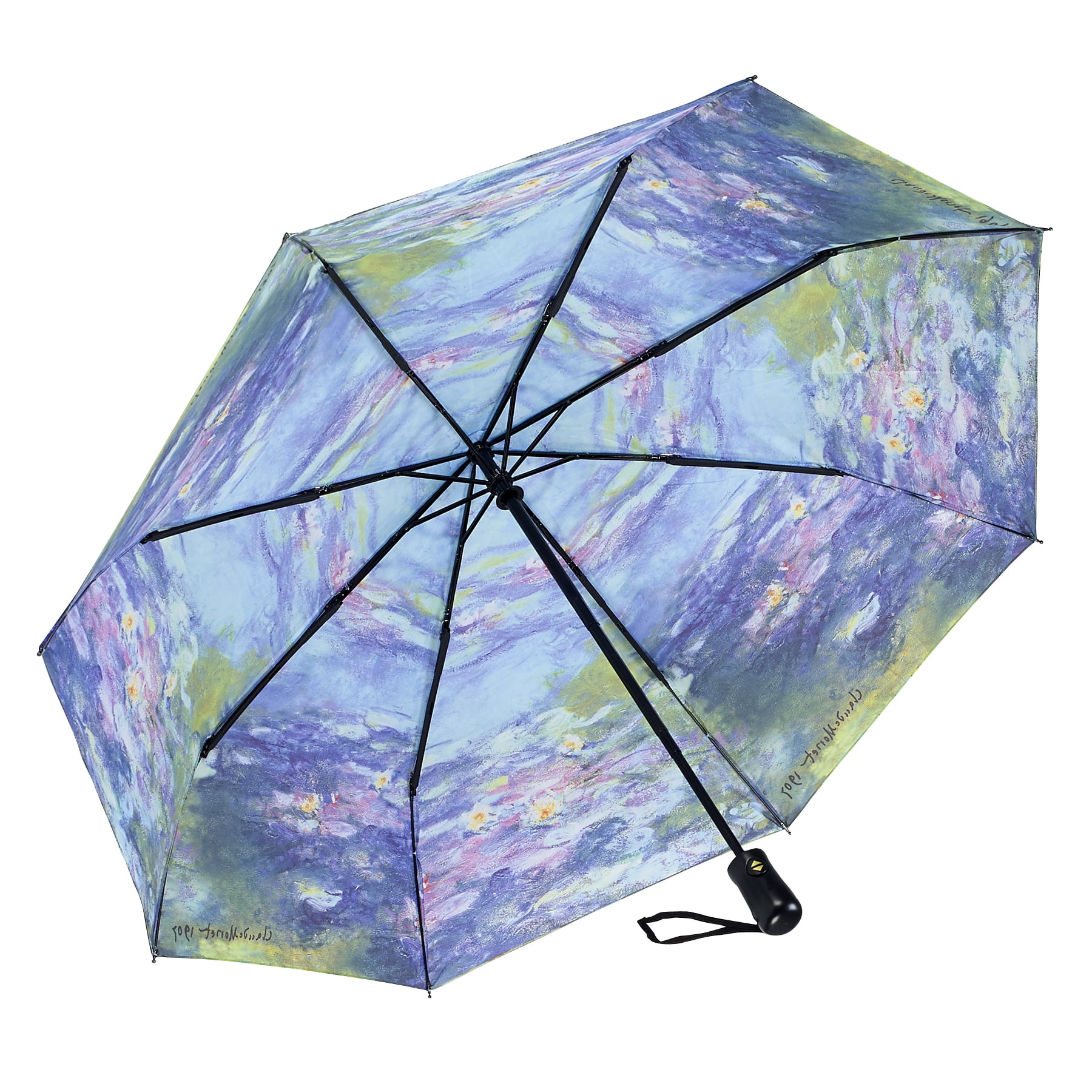 galleria Monet Water Lilies Folding Umbrella