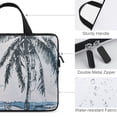thumbnail image 3 of AWERP Laptop Bag Surf, llustration Hawaiian Beach Surfboard Palms Ocean Water Diving fabric Computer Protective Handle Case 15inch, 3 of 5