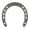 Silver, variant on TOXMENT Cast Iron Horseshoe Wall Decor - 5 Holes Each Side - Good Luck Decoration