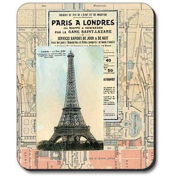 Art Plates Mouse Pad - Paris France Effiel Tower
