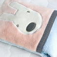 thumbnail image 2 of Pink RabbitFleece Throw Blanket Pillow Cushion / Travel Blanket (28.3"-35.1"), 2 of 5