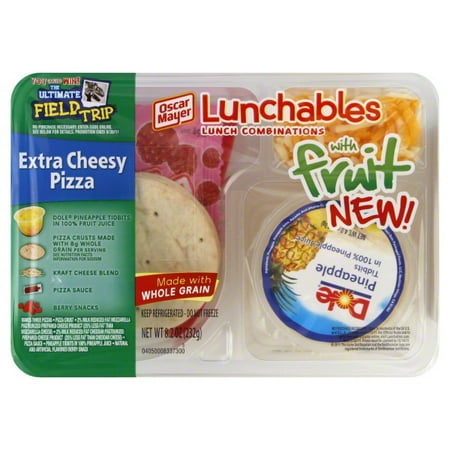 Oscar Mayer Om Lunchable With Fruit & Cheese Pizza