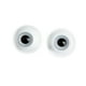 thumbnail image 1 of 2 ojos móviles grandes para muñecas (6 mm) para manualidades y manualidades. EstiloB-Blanco, 1 of 6