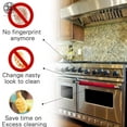 thumbnail image 6 of Luxtrada A Pair Refrigerator Handle Cover Kitchen Appliance Refrigerator Cover (Red), 6 of 10