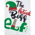 thumbnail image 6 of Inevnen Matching Christmas Pjs For Family Elf Pajamas Holiday Sleepwear Sets Letters Print Top and Pants, 6 of 8