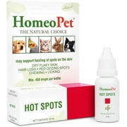 HomeoPet Hot Spots, Safe and Natural Cat and Dog Skin-Soothing Medicine, 15 Milliliters