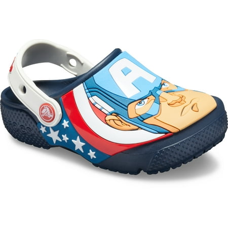 Crocs Boys' Child Fun Lab Captain America Clog (Best American Shoe Brands)