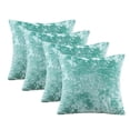 thumbnail image 4 of Home Soft Things Crushed Velvet 4 Piece Throw Pillow Cover Set - North Sea- 20" x 20", 4 of 8