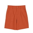 thumbnail image 4 of Women's Bermuda Long Shorts with Pockets, 9" Wide Leg Knee Length Shorts for Women, Walking Casual Workout Bottoms, 4 of 7