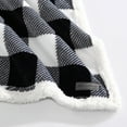 thumbnail image 5 of Eddie Bauer Cabin Plaid Charcoal Ultra Soft Plush Fleece Full/Queen Blanket, 5 of 8