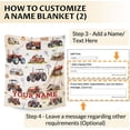 thumbnail image 5 of Yibo Tractor Blanket Flannel Soft and Comfortable Anti-static Bed Sofa Blanket, 5 of 7