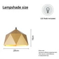 thumbnail image 2 of Plug In Ceiling Light Fixture Modern Minimalist Dining Room Kitchen Island Metal Gold Swag Lamp Plug In Hanging Lamp, 2 of 4