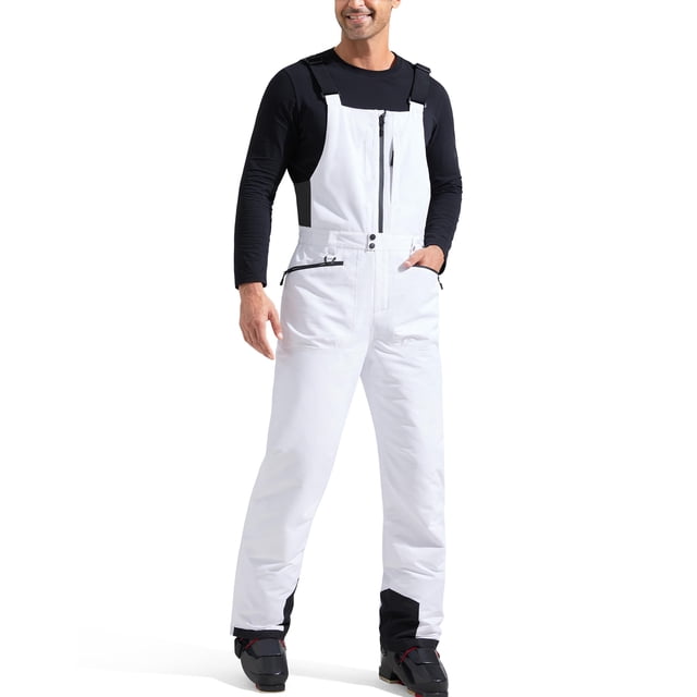 Pantalones de Nieve Impermeables y Aislados para Hombre FREE SOLDIER Blanco XL