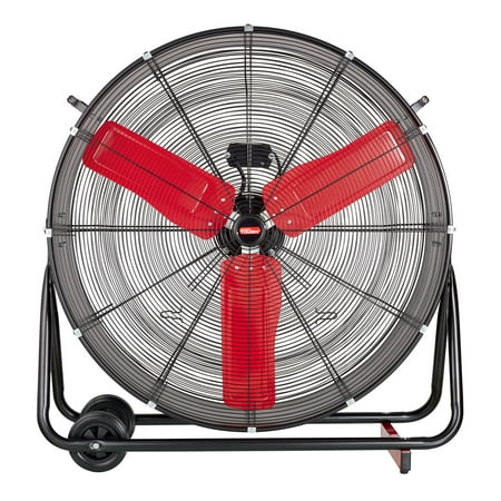 

Hyper Tough 36 Portable Commercial Two-Wheeled Slim Drum Fan Black