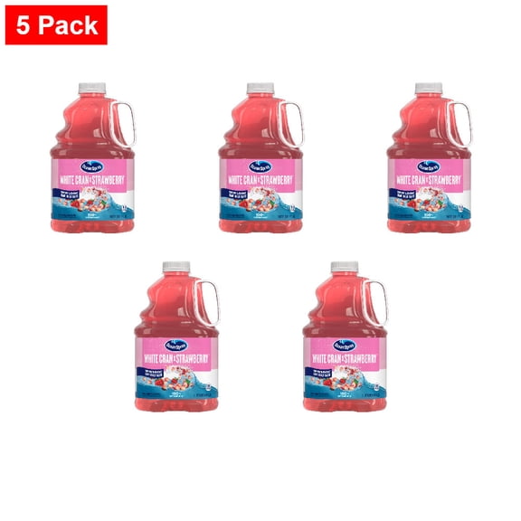 Ocean Spray White Cran Strawberry Juice 3 l - 5 Pack
