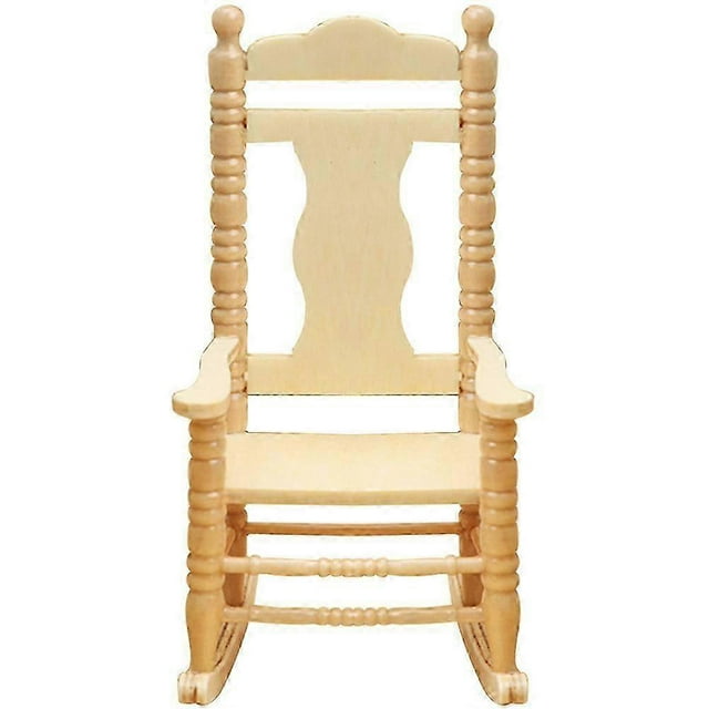 Miniature Chair Ornament Mini House Chair Model Tiny Furniture Figurine Wooden Mini Chair Decor