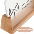 thumbnail image 3 of STRANDCHIC Transparent Freestanding WiFi Password Sign for Home Desk Decor and Convenient Network Access, 3 of 6
