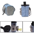 thumbnail image 3 of 2 bolsas impermeables para perros, bolsa portátil para premios de perros, bolsa de entrenamiento para perros con cinturón desmontable para uso en interiores y exteriores., 3 of 5