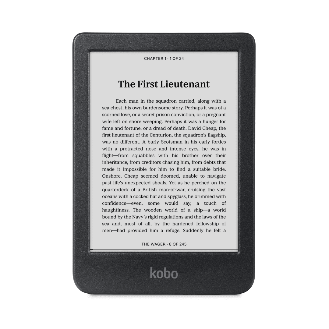Kobo Clara BW eReader with Case Bundle (Black SleepCover, Case +