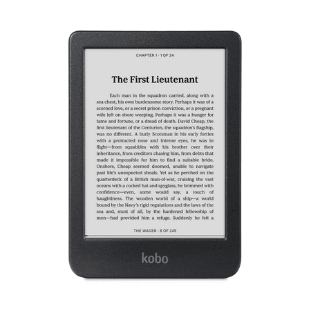 Kobo Clara BW eReader with Case Bundle (Cobalt Blue Basic SleepCover, Case + AC Bundle)