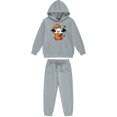 thumbnail image 4 of SYMOID Girls' Hall-oween Graphic Tracksuit Set - Gray Soft Polyester Hoodie & Jogger Pants, Relaxed Fit for Kidss to Pre-Teens (Sizes 100-160),Size 10 T, 4 of 4