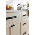 thumbnail image 2 of Amerock Maymont 1-5/8 inch (41mm) Length Square Matte Black Cabinet Knob Backplate, 2 of 7