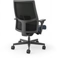 thumbnail image 5 of HON Ignition 2.0 Mid-back Big & Tall Task Chair - Navy Foam Seat - Black Back - Black Frame - Mid Back - 5-star Base - Armrest - 1 Each, 5 of 14