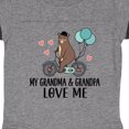 thumbnail image 3 of Inktastic Grandma Grandpa Love Me Boys Baby Bodysuit, 3 of 4