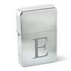 Personalized Brushed Stainless Steel Wind proof Lighter - Engraved Brushed Chrome Lighter