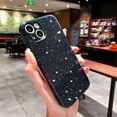 thumbnail image 3 of Luxury Glitter for iPhone 14 Plus Case 6.7 inch, Cute Sparkly Bling Slim Shockproof Bumper Camera Protection Phone Case for Women Girls (Black), 3 of 13