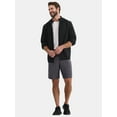 thumbnail image 2 of Athletic Works Men's and Big Men's Fusion Knit Zip Jacket, Sizes S-3XL, 2 of 5