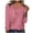 Pink, variant on asdoklhq Fall 3/4 Sleeve Shirts for Women Women's Long Sleeve Summer V Neck Sexy Casual Tops Regular Blouse Tops Blue L