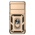 thumbnail image 2 of Jiahe Cover For Google Pixel 7 Pro,Slim Armor Shockproof Magnetic Slide Camera Lens Protector Ring Holder Case Cover,Gold, 2 of 9