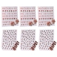thumbnail image 1 of 6pcs Flower Nail Art Stickers - 5D Embossed Flowers Nail Stickers for Nails, 1 of 5