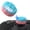 Aqua Blue & Coral Pink, variant on PlayVital Thumb Grip Caps for PS5/PS4, Xbox Series X/S, Xbox One, Elite Series 2, Switch Pro – Puff Cloud Texture, Light Purple & Aqua Blue