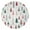 Multicolor Christmas Tree, variant on Blue Christmas Snowman Pattern Round Blanket,Comfortable Soft Flannel Throw Blanket,All Season,Warm Lightweight Blankets for Sofa Bed Couch Living Room Chair 47"x47"