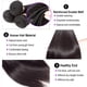 thumbnail image 3 of Extensiones de Cabello brasileño con cierre, mechones rectos con malla Frontal, 13x4, HD, transparente, 3 of 5