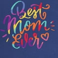 thumbnail image 2 of CafePress - Best Mom Ever Colorful Maternity T Shirt - Maternity Dark T-Shirt, 2 of 3