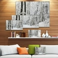 thumbnail image 4 of Designart Dense Winter Forest and Lane Canvas Wall Art, 4 of 4