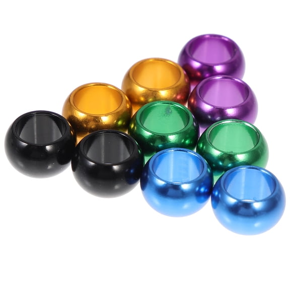 LOLIPPYY Set of 10 Aluminum Bird Foot Leg Bands for Pets, Circular Bands for Bird Identification